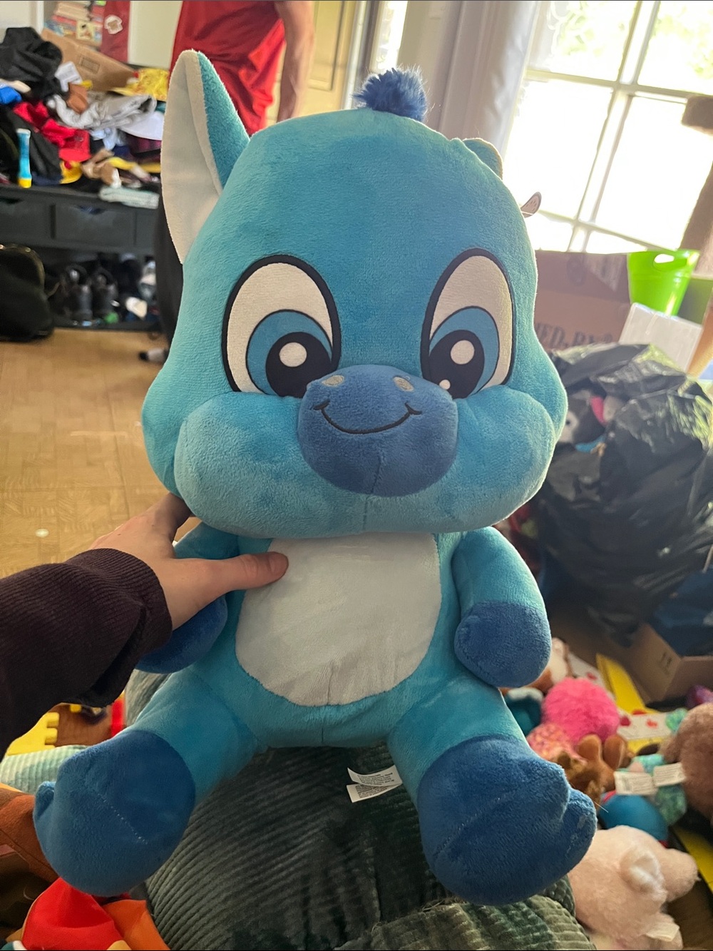 Blue Plush Stuffed Animal - Soft Kids Plush